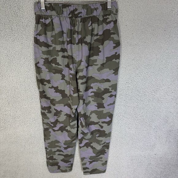 Lululemon Keep Moving Pants Womens 8 Green Camo High-Rise 7/8 Stretch - Picture 6 of 9